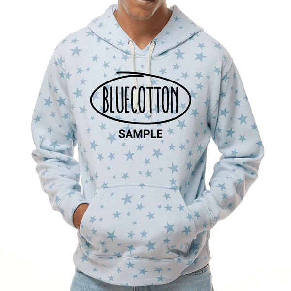 8871 J. America Tri-Blend Hooded Pullover Sweatshirt