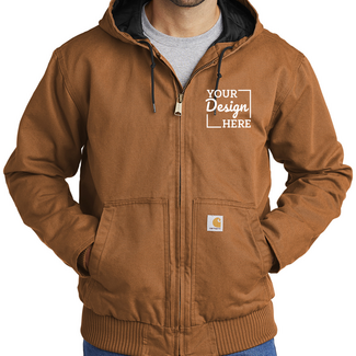 Custom Featured Brands:  CT104050 Carhartt Washed Duck Active Jac