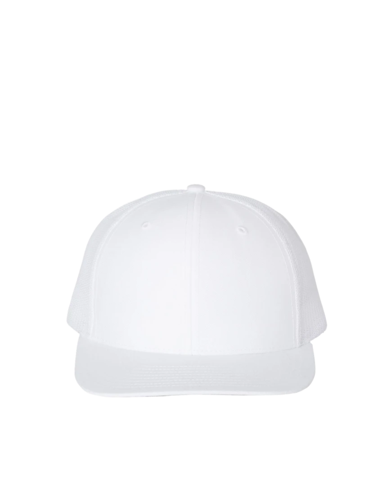 Image of a model wearing a 112 Richardson Snapback Trucker Cap