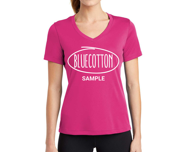 LST353 Sport-Tek Ladies Vneck short sleeve PosiCharge Competitor