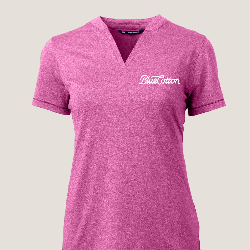 Image of LCK00153 Cutter & Buck Forge Heathered Stretch Womens Blade Top