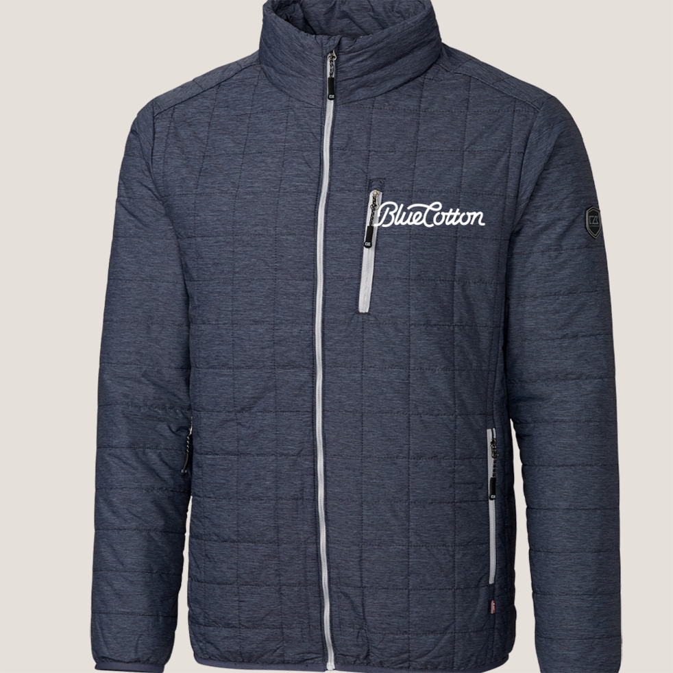 Image of MCO00018 Cutter & Buck Rainier PrimaLoft® Mens Eco Insulated Full Zip Puffer Jacket