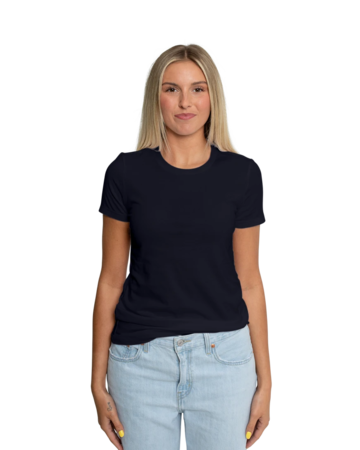 Model wearing a 6004 Bella + Canvas Ladies' Favorite Tee