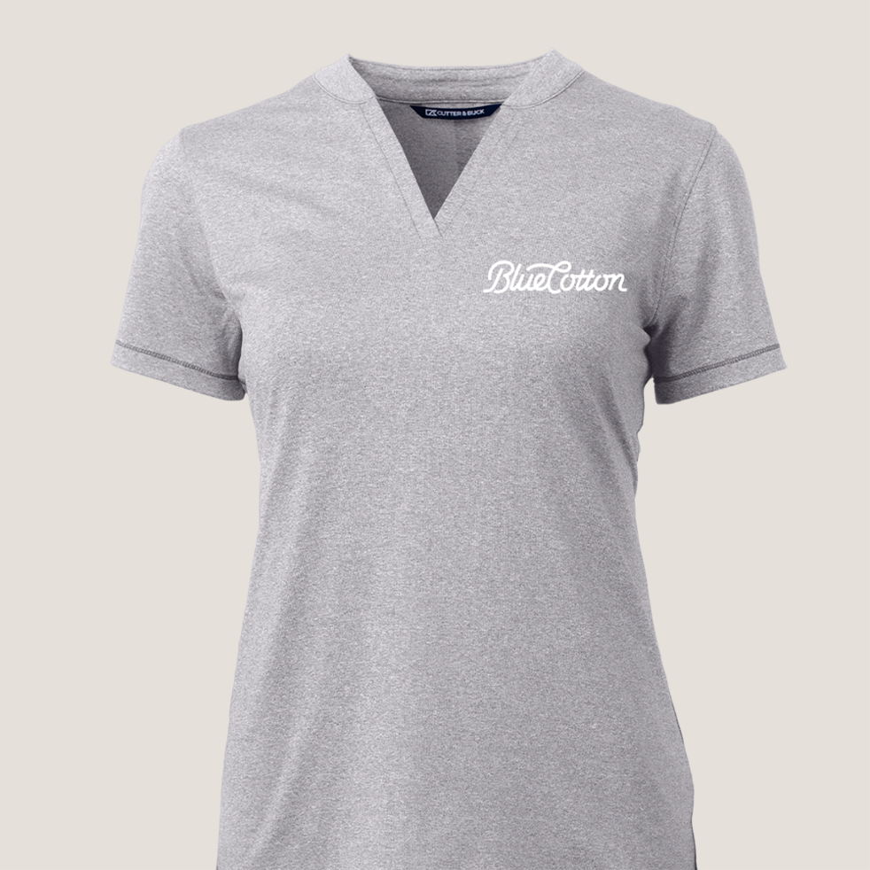 Image of LCK00153 Cutter & Buck Forge Heathered Stretch Womens Blade Top