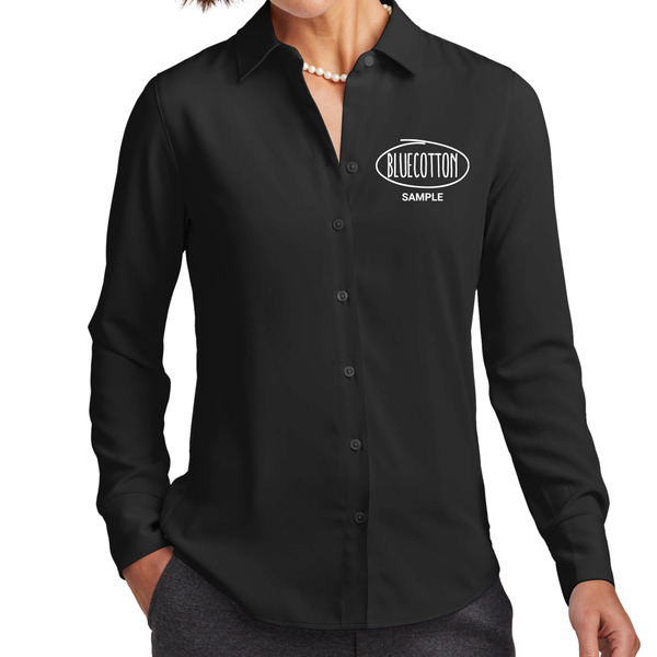 BB18007 Brooks Brothers® Women’s Full-Button Satin Blouse