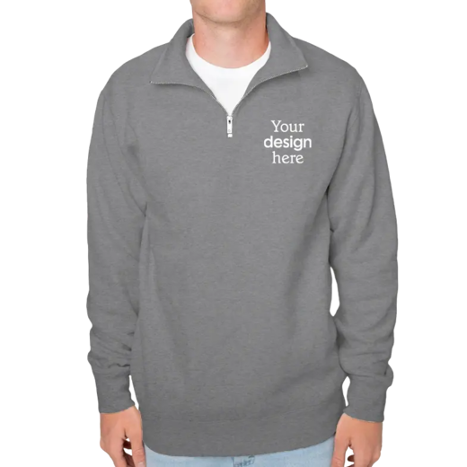 Sample image of 5125 AS Colour Stencil Half Zip Crew