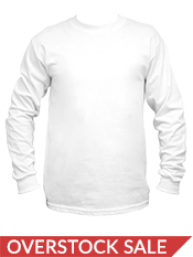 T-shirts:  2400 Gildan Ultra Cotton Long Sleeve Overstock