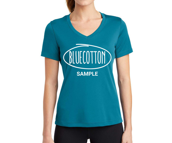 LST353 Sport-Tek Ladies Vneck short sleeve PosiCharge Competitor