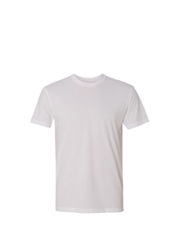 Model wearing a 6410 Next Level Unisex Sueded T-Shirt
