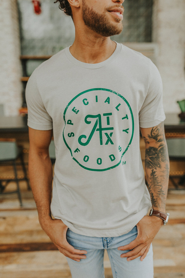 Customer wearing a 3001CVC Bella + Canvas Unisex CVC Jersey Tee