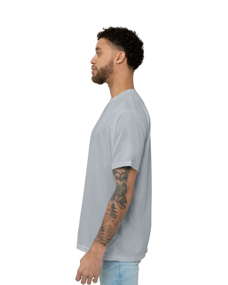 Image of a model wearing a Augusta 790 Moisture Wicking Tee