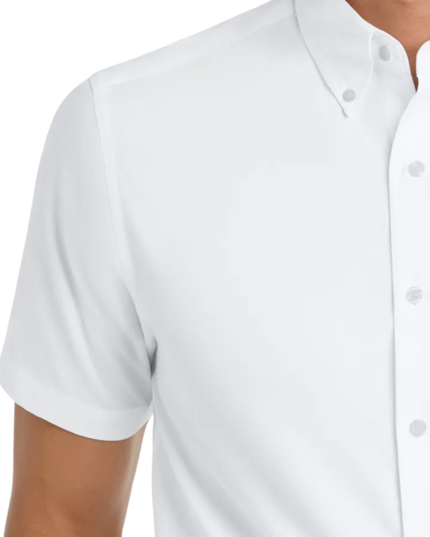 Closeup of a S508 Port Authority Short Sleeve Easy Care Shirt