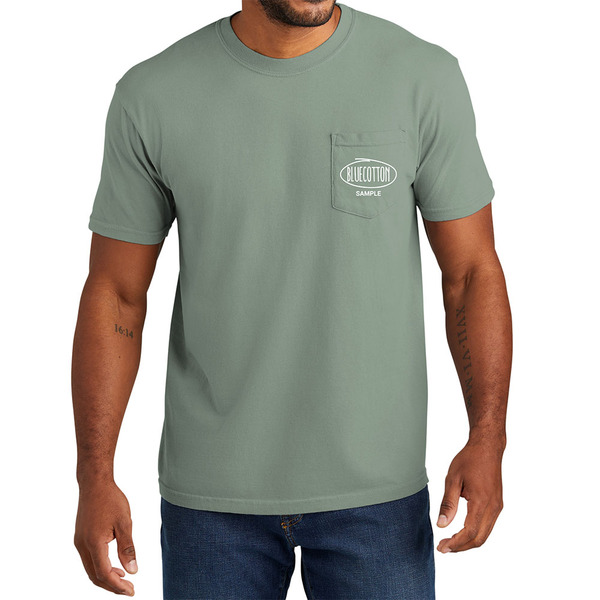 CC6030 Comfort Colors Short Sleeve Pocket Tee - Pigment Dyed