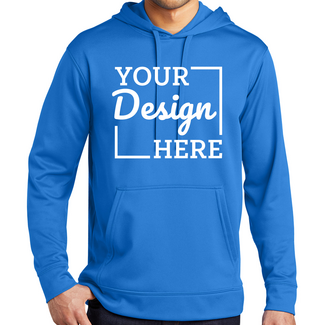 Custom Sweats:  PC90H Port & Company Essential Fleece Pullover Hooded Sweatshirt