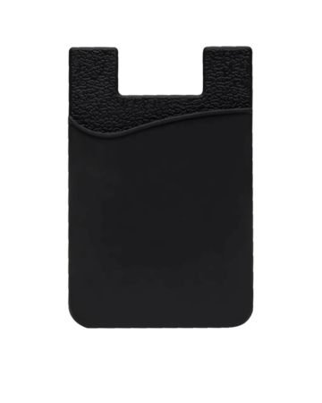 Model wearing a SPW1 Silicone Phone Wallet