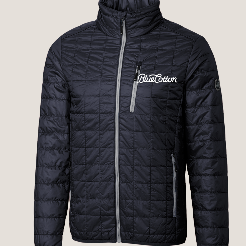 Image of MCO00018 Cutter & Buck Rainier PrimaLoft® Mens Eco Insulated Full Zip Puffer Jacket