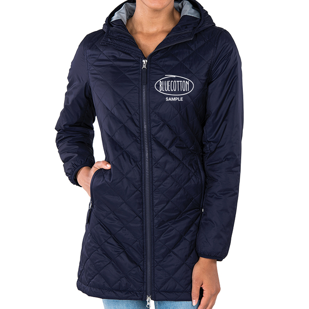 Image of 5245 Charles River Women's Lithium Quilted Hooded Parka