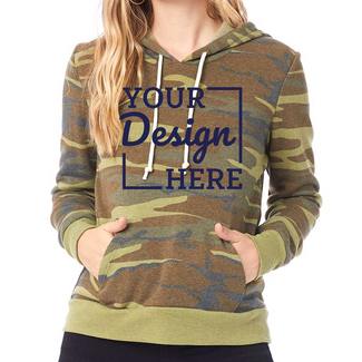 Custom Women's Clothing:  9596 Alternative Women's Athletics Eco-Fleece Hooded Sweatshirt