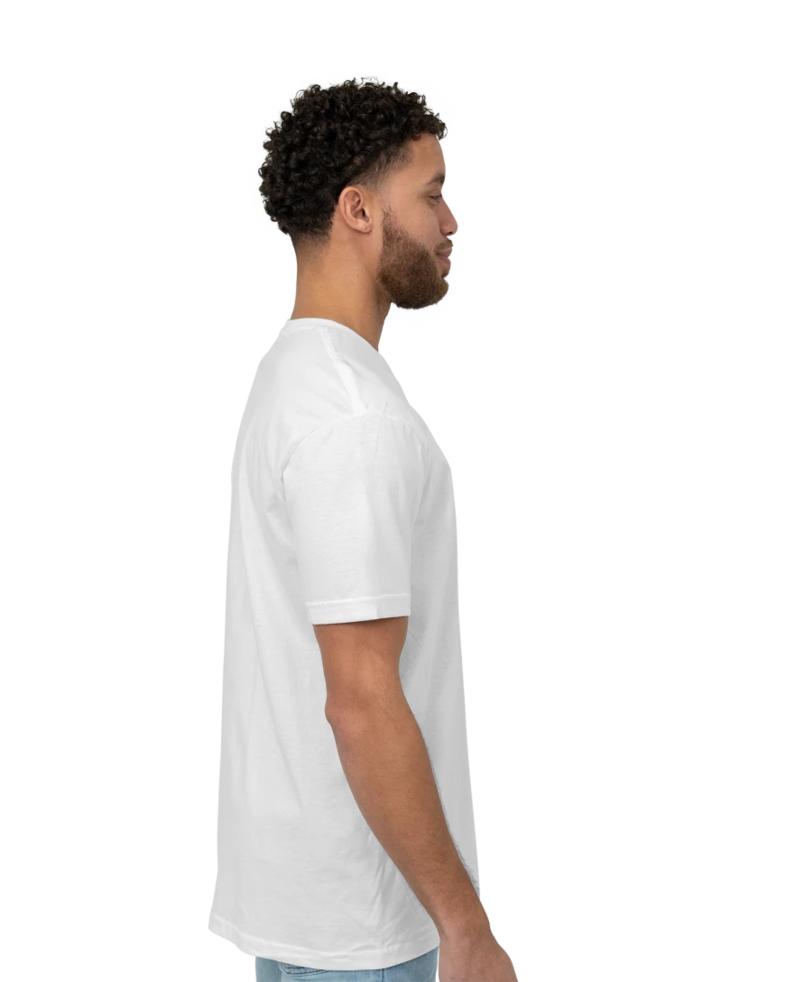 Image of a model wearing a 64000 Gildan SoftStyle Tee