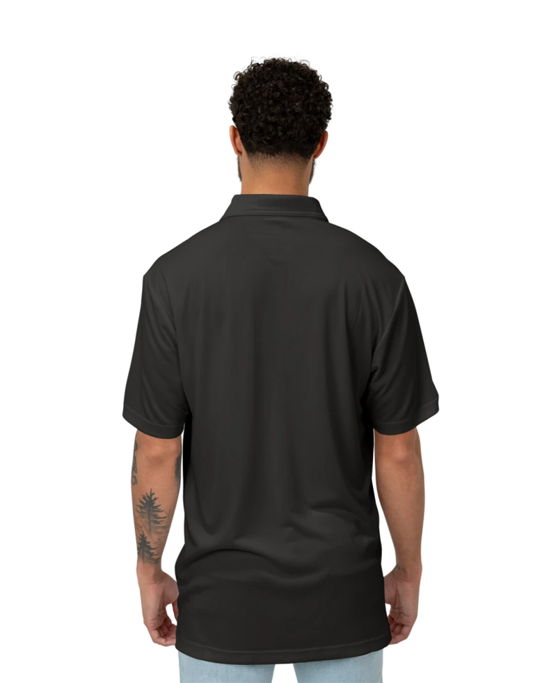 Image of a model wearing a K864 Port Authority® C-FREE™ Snag-Proof Polo