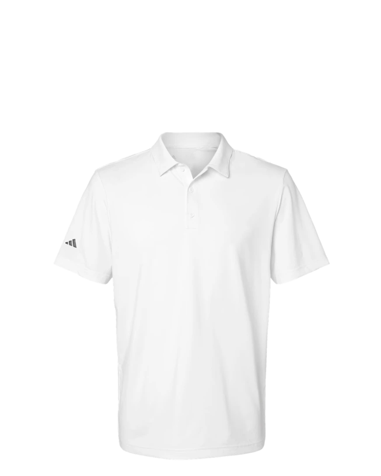 Image of a model wearing a A514 Adidas Ultimate Solid Polo