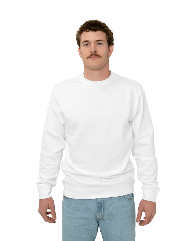 Image of a model wearing a SS3000 Independent Trading Co. Midweight Sweatshirt