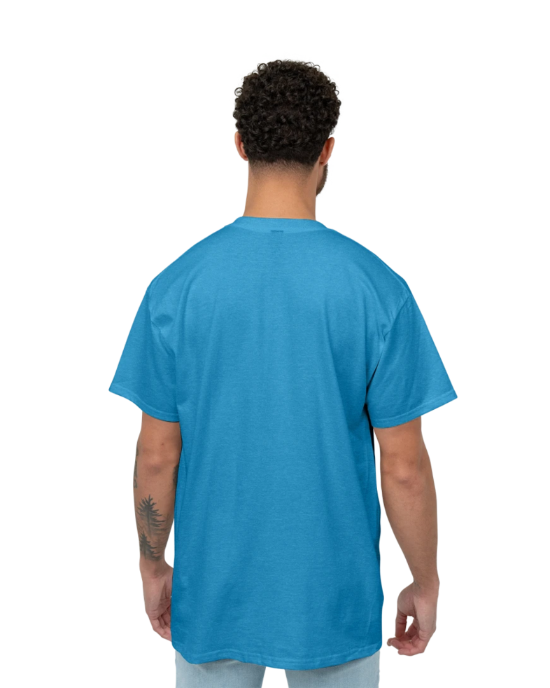 Image of a model wearing a 2000 Gildan Ultra Cotton Tee