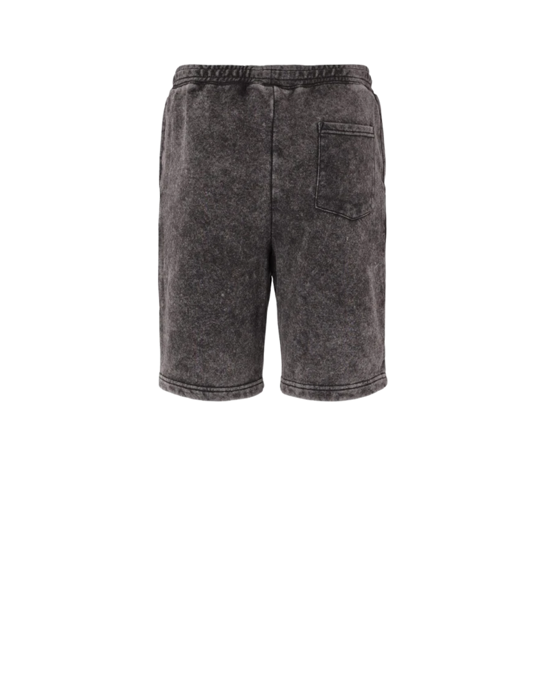 Image of a model wearing a PRM50STMW Independent Trading Co. Mineral Wash Fleece Shorts