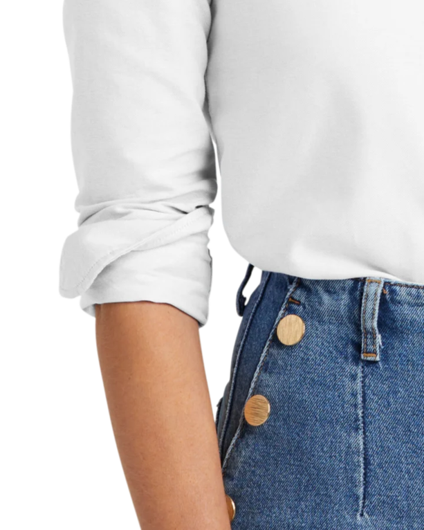 Closeup of a BB18005 Brooks Brothers® Women’s Casual Oxford Cloth Shirt