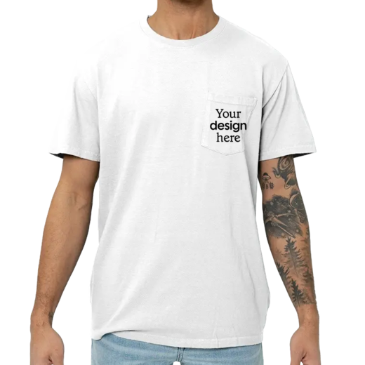 Sample image of PC099P Port & Company Pigment-Dyed Pocket Tee