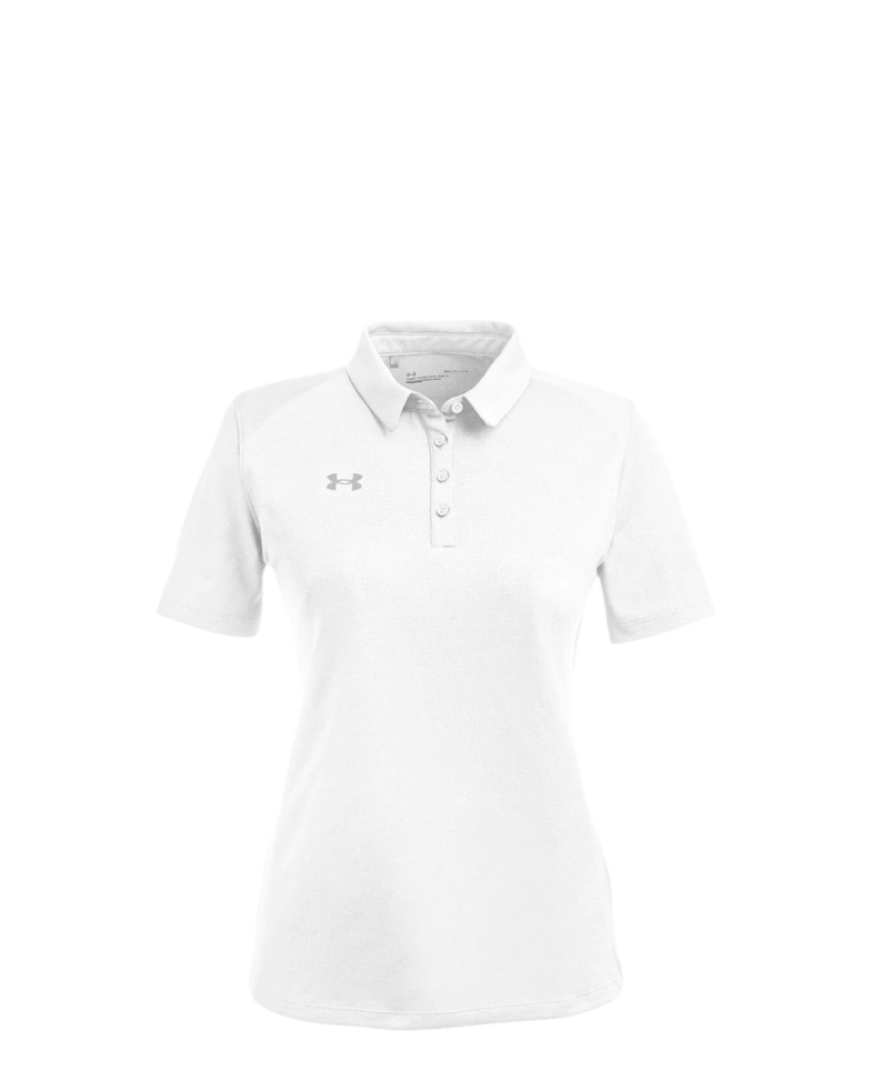 Image of a model wearing a 1370431 Under Armour Ladies' Tech Polo