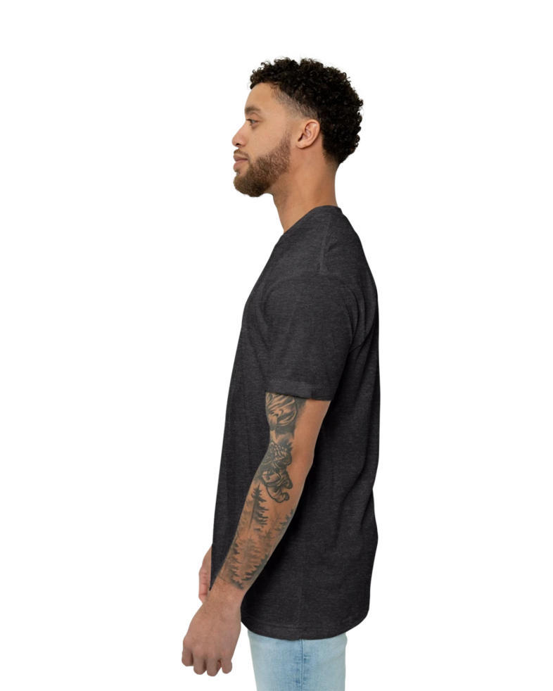 Image of a model wearing a TR401 American Apparel Tri-Blend Tee
