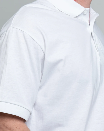Closeup of a 8800 Gildan 5.6 oz. DryBlend 50/50 Jersey Polo