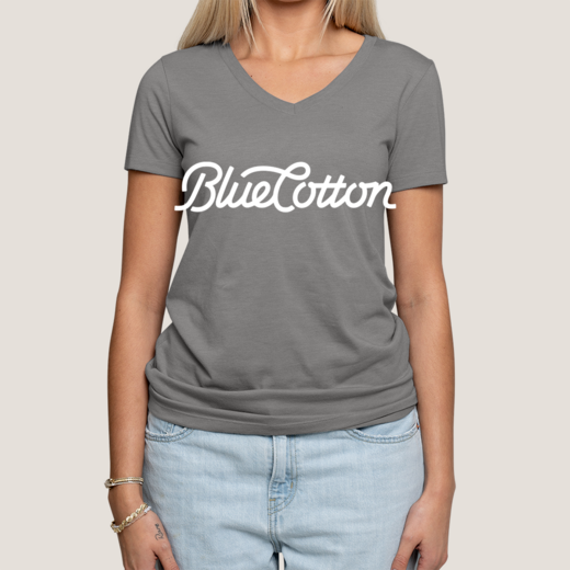 Sample image of AL2018 Allmade® Women’s Tri-Blend V-Neck Tee