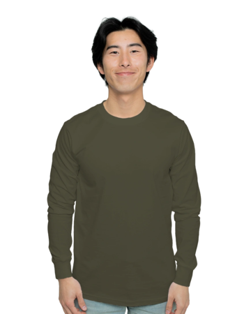 Model wearing a 5071 AS Colour Classic L/S Tee