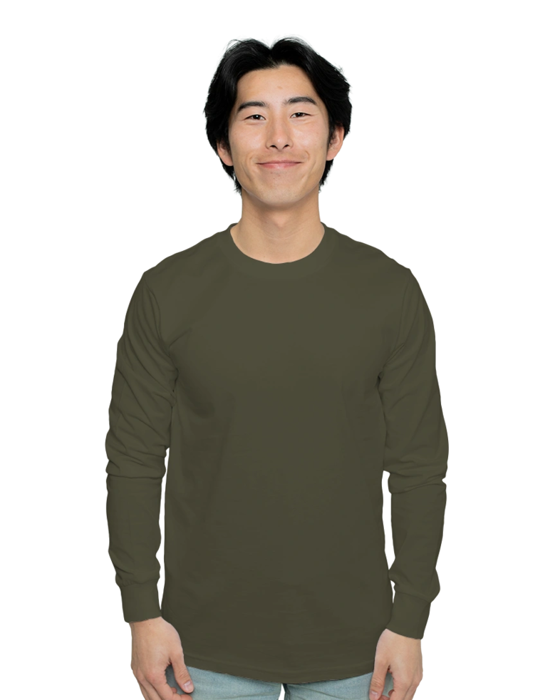 Image of a model wearing a 5071 AS Colour Classic L/S Tee