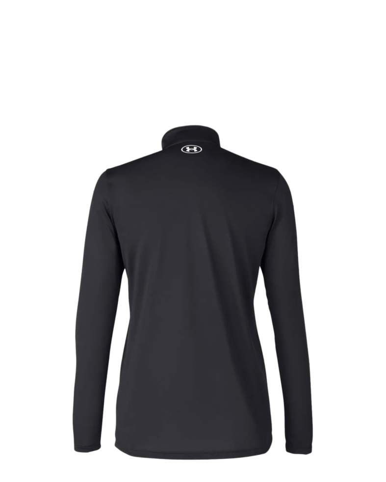 Image of a model wearing a 1376862 Under Armour Ladies' Team Tech Half-Zip