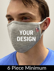 Face Mask Printing:  DC Custom Contour Face Mask
