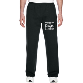 SF74R Fruit of the Loom 7.2 oz. Sofspun Open-Bottom Pocket Sweatpants