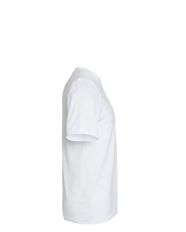 Image of a model wearing a 2001CVC American Apparel Unisex CVC Tee