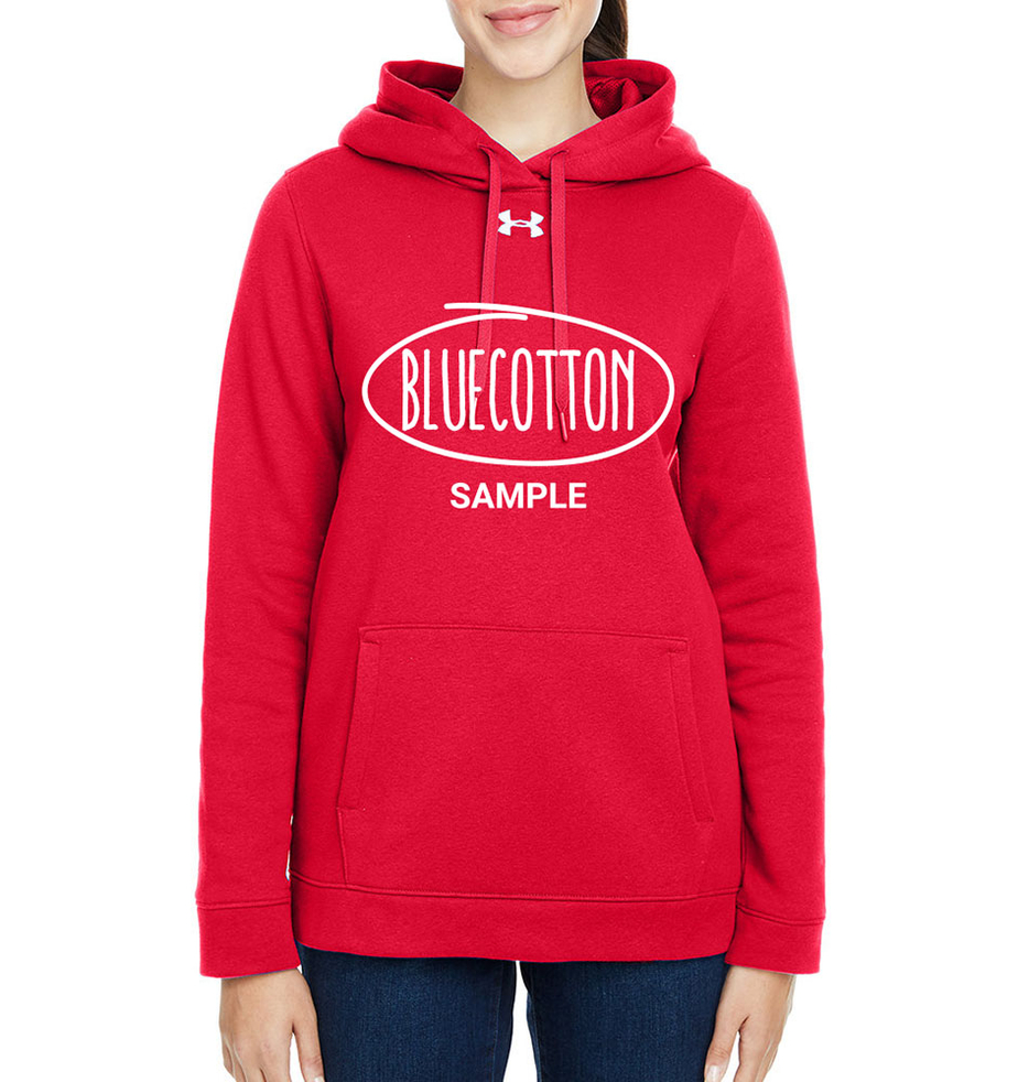 Image of 1300261 Under Armour Ladies Hustle Pullover Hooded Sweatshirt