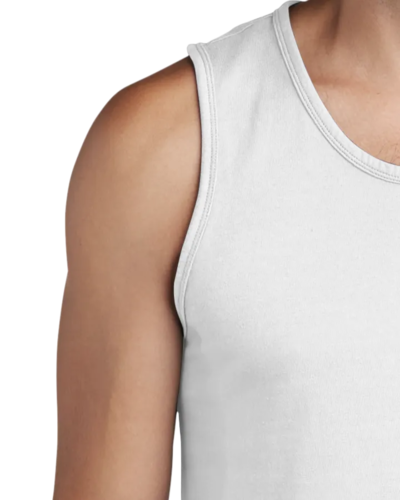 Closeup of a PC099TT Port & Company Pigment Dyed Tank Top