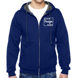 SF73R Fruit of the Loom 7.2 oz. Sofspun Full-Zip Hooded Sweatshirt