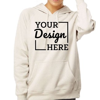 Custom Sweats:  PRM33SBP Independent Trading Co. Unisex Special Blend Raglan Hooded Sweatshirt