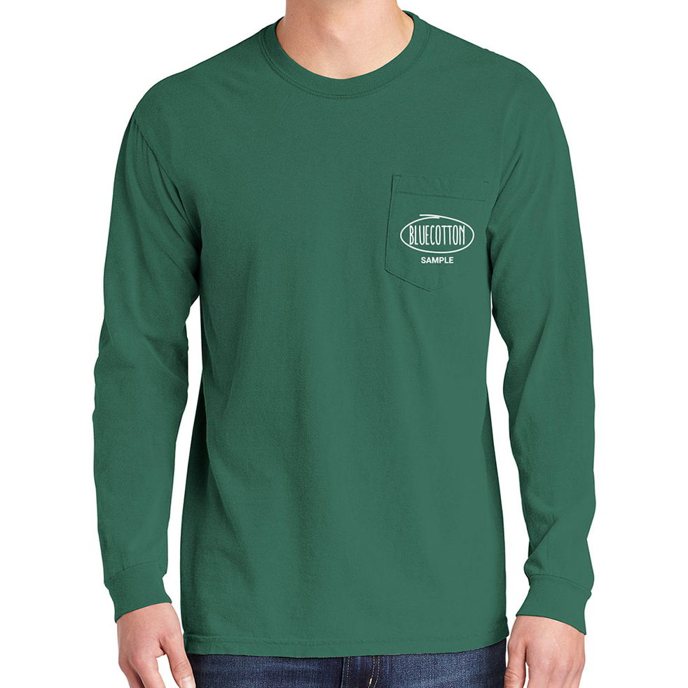 Image of CC4410 Comfort Colors Long Sleeve Pocket T-shirt