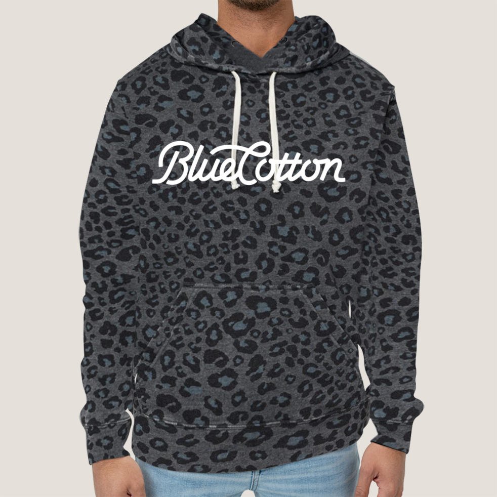 Image of 8871 J. America Tri-Blend Hooded Pullover Sweatshirt