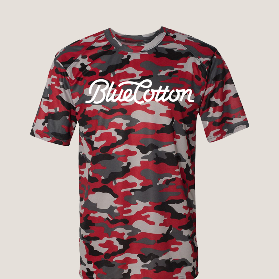 Image of BG4181 Badger Camo Short Sleeve T-Shirt 