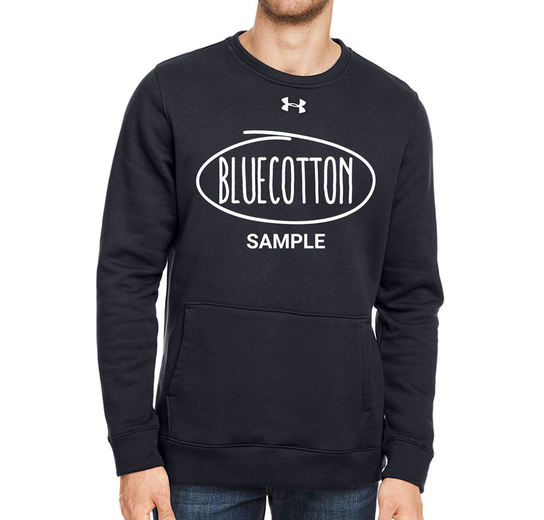 Sample image of 1302159 Under Armour Men's Hustle Fleece Crewneck Sweatshirt