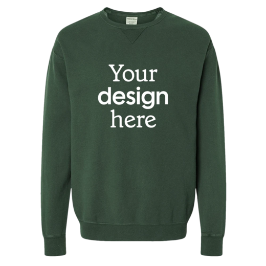 Sample image of GDH400 ComfortWash by Hanes Garment-Dyed Crewneck Sweatshirt