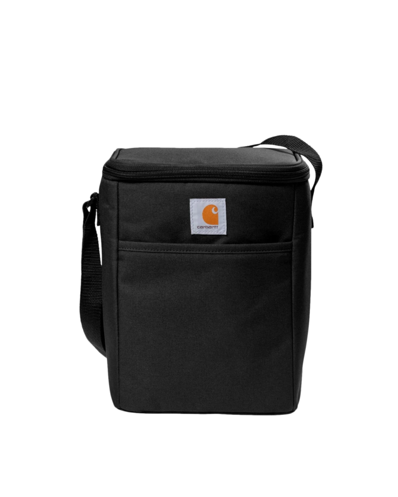 Image of a model wearing a CT89032822 Carhartt® Vertical 12-Can Cooler
